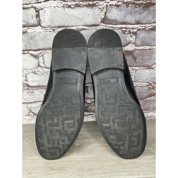 Isa Tapia Ayrton Black Leather Penny Loafers Dress Shoes Men’s Sz 45EU/12.5M US - Picture 11 of 16